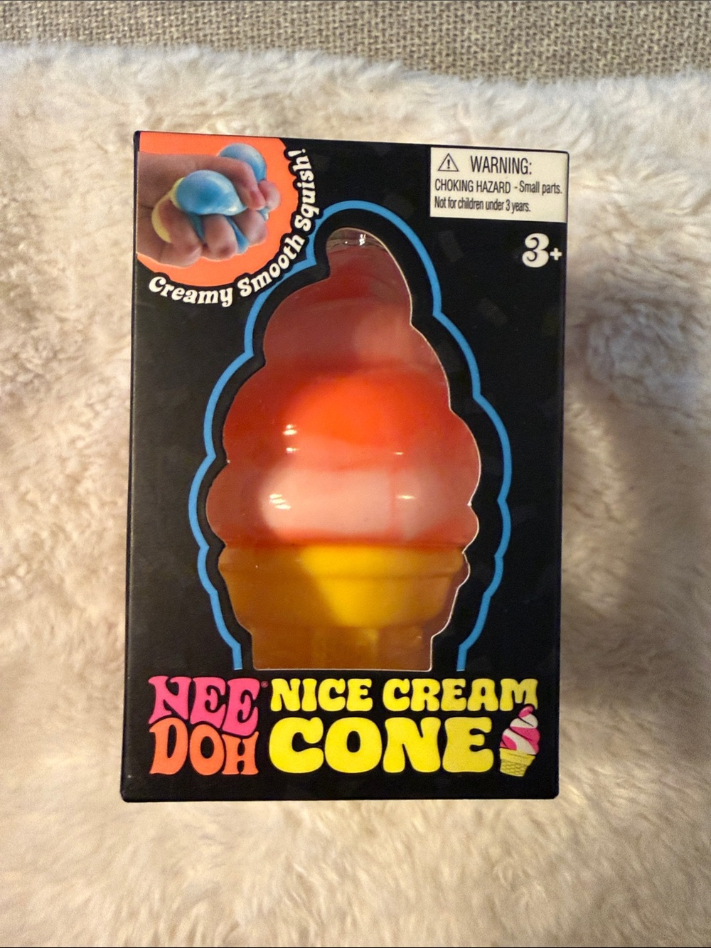 Nee Doh Nice Cream Cone - Orange